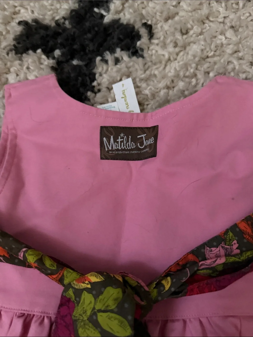 2 Matilda Jane Dresses | Size 4 Girls Pink Floral & Solid Pink Dress Set